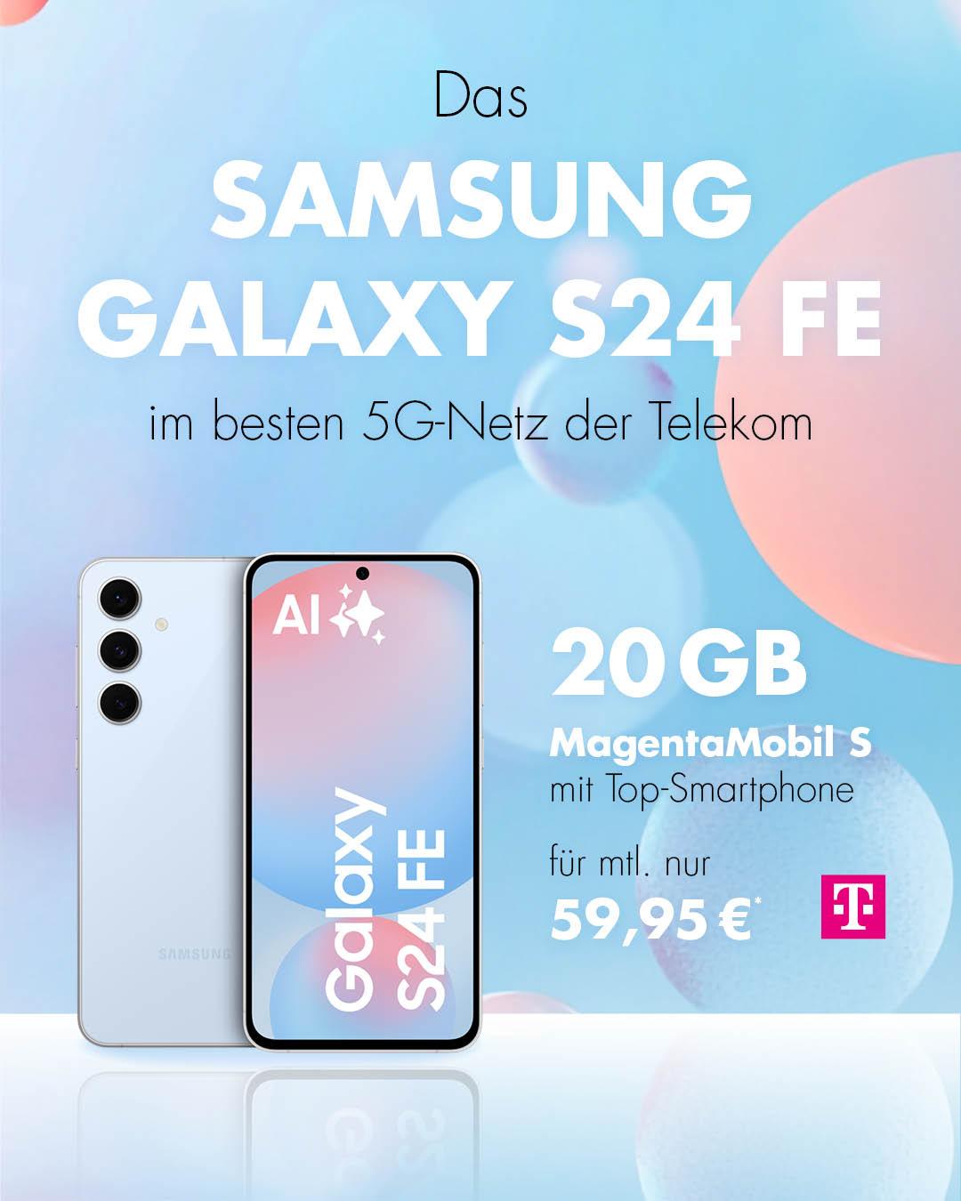 Telekom MagentaMobil S und Samsung Galaxy S24 FE