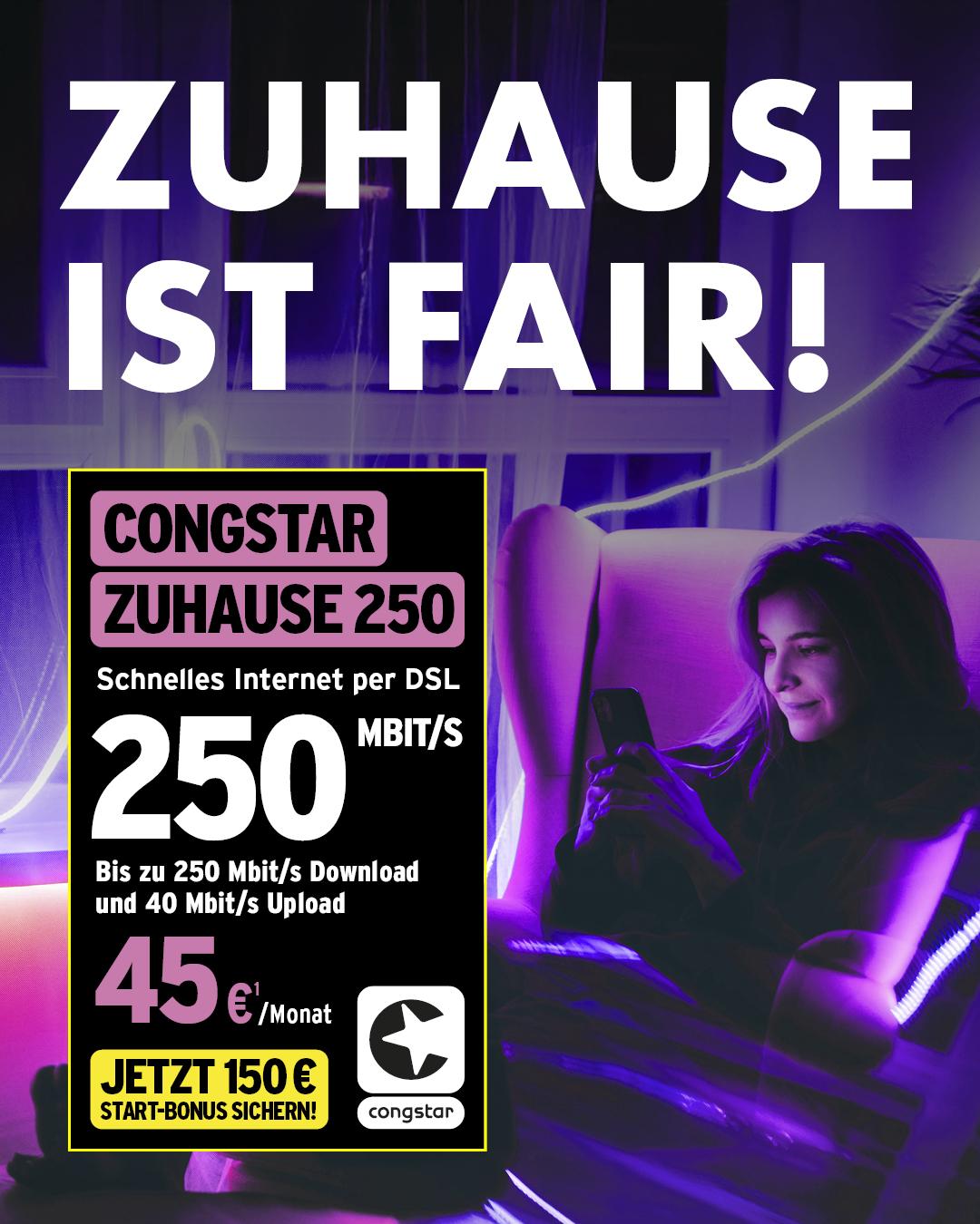 congstar Zuhause 250